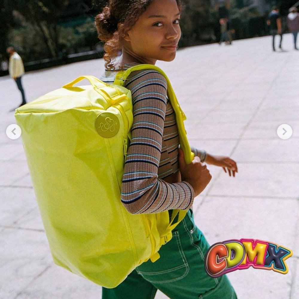 RARE, SOLD OUT, LIMITED EDITION NEON YELLOW Baboon to the Moon L Go Bag (60L)